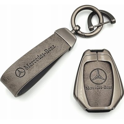 Klíčenka 3v1 MERCEDES POUZDRO na klíček dálkové ovládání + kožená Mercedes C E GLC GLE S – Zboží Dáma