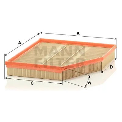 MANN FILTER Vzduchový filtr C 31 149 – Hledejceny.cz