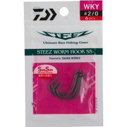 Daiwa Steez Ofsetový Worm Hook SS Wos vel.1 7ks