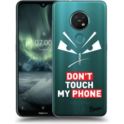 Pouzdro Picasee silikonové Nokia 7.2 - Evil Eye - Transparent čiré – Hledejceny.cz