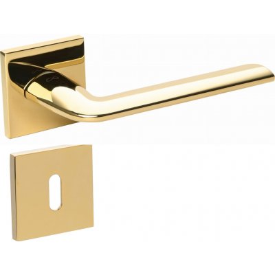 Infinity Line Premium | Stinger KSR G00 zlatá - klika ke dveřím pro cylindrickou vložku | Kov, Zlatá
