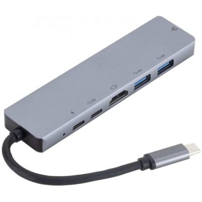 eSTUFF 6-in-1 Mobile USB-C Hub ES623012 – Zboží Mobilmania