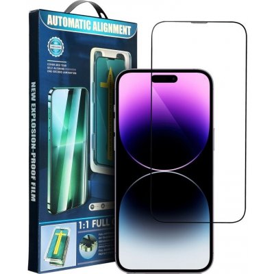 BlueStar 5D Full Glue tvrzené sklo iPhone 12 Pro Max černé + aplikátor 5903396254734 – Zboží Živě