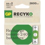 GP ReCyko AA 2600 mAh 2ks AB121GPNAAP2 – Zboží Živě