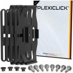 Černý neviditelný držák SPZ Plexiclick V1 Black (110 mm) | Zboží Auto