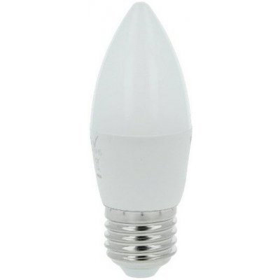 Tesla žárovka LED svíčka E27, 6W, denní bílá