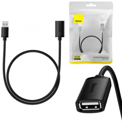 Baseus B00631100111-00 USB 2.0 samec - USB 2.0 samice, 0,5m – Zbozi.Blesk.cz