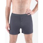 Bambusové volné trenky s gumou ecobamboo černé 75195P – Zboží Dáma