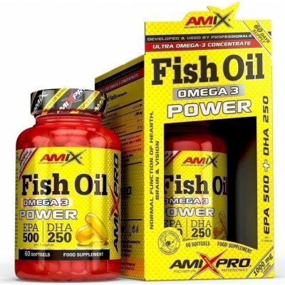 Amix Pro Series Fish Oil Omega 3 Power 60 softgels – Hledejceny.cz