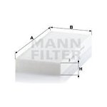 Filtr, vzduch v interiéru MANN-FILTER CU 37 230 – Hledejceny.cz