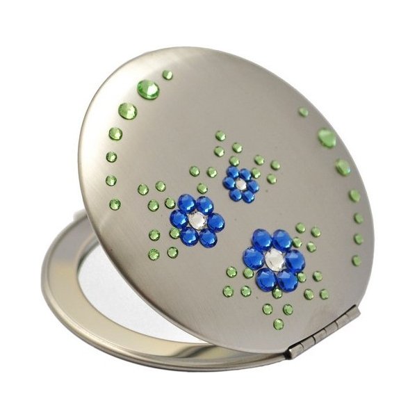 Elenpipe kosmetické kapesní zrcátko se Swarovski Elements Flowers II modré  EL-15 od 999 Kč - Heureka.cz