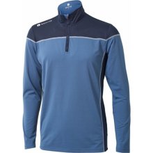 BACKTEE Mens Zipneck Baselayer Ensign blue