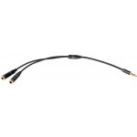 PABEX Inne Redukce JACK 3,5 4 pólový - 2x JACK 3,5 stereo 20cm – Hledejceny.cz
