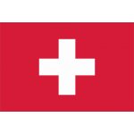 Samolepka - vlajka Švýcarsko - 6 x 4 cm – Zboží Dáma