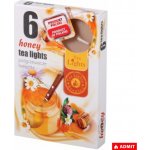 Admit Tea Lights Honey 6 ks – Sleviste.cz