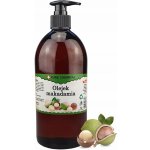 MAKADAMIOVÝ OLEJ PŘÍRODNÍ OLEJ Z MAKADAMIOVÝCH OŘECHŮ + DÁVKOVAČ 1l – Sleviste.cz