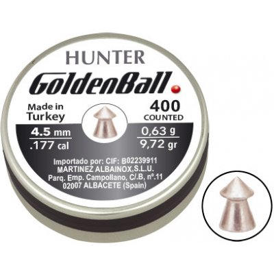 Diabolky GOLDENBALL MA 38430 0,63 g 4,5 mm 400 ks – Sleviste.cz