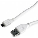 Gembird CCP-MUSB2-AMBM-W-0.5M micro USB 2.0, 0,5m, bílý – Zboží Mobilmania