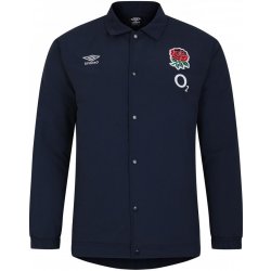 Umbro England Rugby Coach Jacket 2023 2024 Adults Navy Blazer