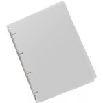 Karton P+P Pořadač 4 kroužkový A5 2,5 cm průhledný čirý 2 240 – Zboží Živě