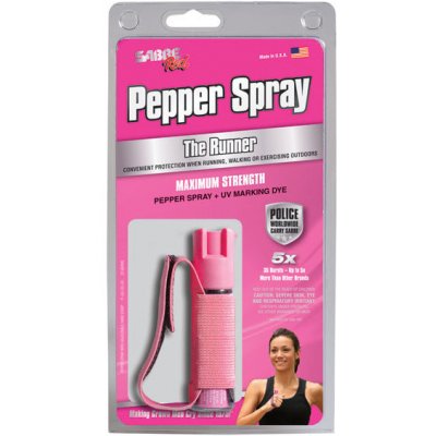 Sabre Red Obranný sprej pro běžce Runner růžový – Zboží Dáma