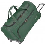 Travelite Basics Fresh Wheeled Duffle Dark green 89l – Zboží Dáma
