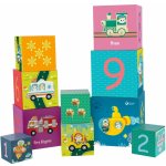 Teddies Kubus Pyramida hranatá 10 ks – Zboží Dáma