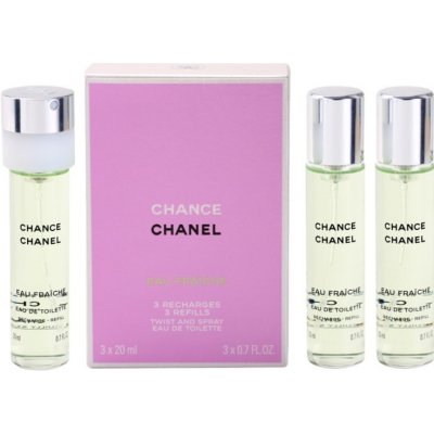 Chanel Chance toaletní voda dámská 3 x 20 ml náplně – Hledejceny.cz