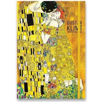 Shkolyaryk Skicák Klimt&Van Gogh A5 tečkovaný 80 listů tvrdé desky 150229