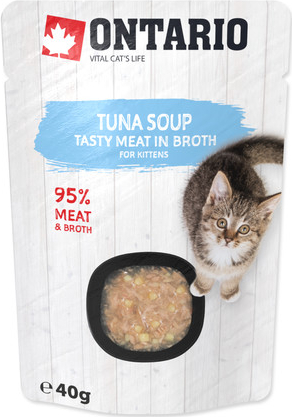 Ontario pro koťata tuňáková polévka se zeleninou 40 g