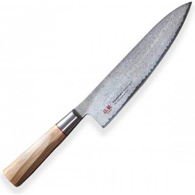 Suncraft nůž Gyuto Chef Senzo Twisted Octagon Damascus 200 mm