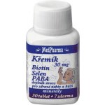 MedPharma Křemík 30 mg +Biotin + Paba 37 tablet – Hledejceny.cz