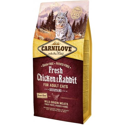 Carnilove Fresh Chicken & Rabbit for Adult Cats 6 kg – Zboží Dáma