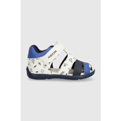 Geox B Elthan Boy B451PC 000BC C0293 White/Royal – Zboží Mobilmania