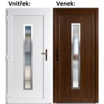 Soft Hana Inox Zlatý dub/bílá 100 x 210 cm – Hledejceny.cz
