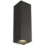 SLV THEO UP-DOWN OUT wall light, square, anthracite, GU10, max. 2x35W – Hledejceny.cz