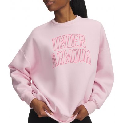 Under Armour dámská mikina Rival Flc OS Varsity Crew Růžová – Sleviste.cz