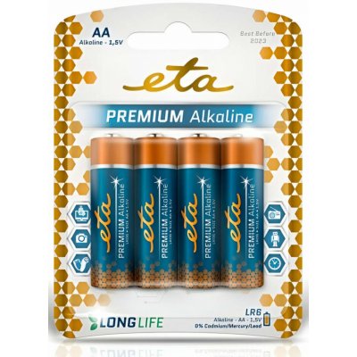 ETA PREMIUM ALKALINE AA 4ks R06PREM4 – Zboží Živě