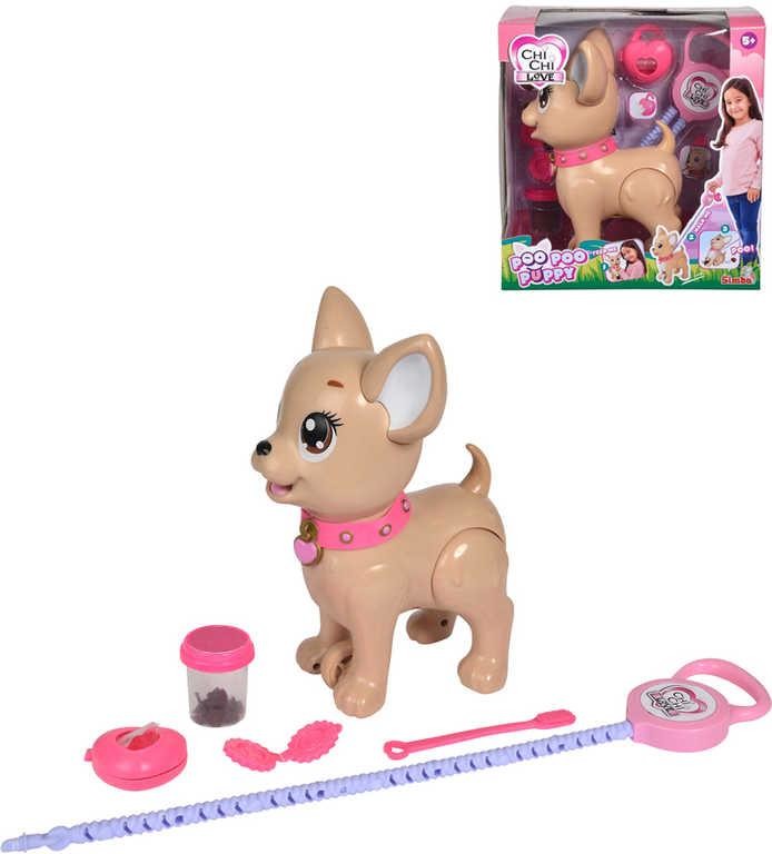 Simba Chi Chi Love pes Čivava Poo Poo set s modelínou