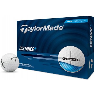 TaylorMade Distance+ bílé 3 ks – Zboží Mobilmania
