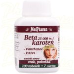 MedPharma Beta karot.10.000 m.j.Pant.+ Paba 107 kapslí – Hledejceny.cz