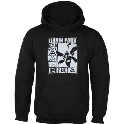 ROCK OFF Linkin Park Logos Rectangle černá – Zboží Mobilmania