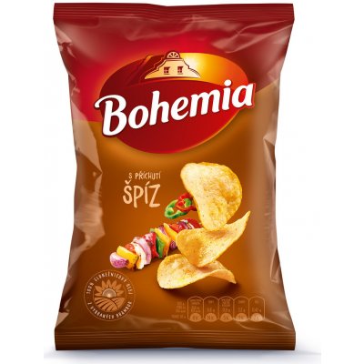 Bohemia Chips s příchutí špíz 70 g