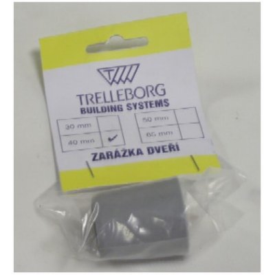 M.A.T. zarážka dveřní 40 x 36 mm šedivý – Zboží Dáma