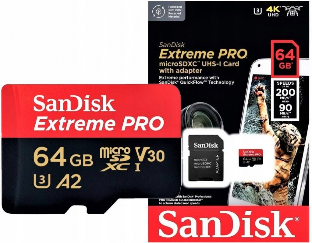 SanDisk microSDXC UHS-I U3 64 GB SDSQXCU-064G-GN6MA