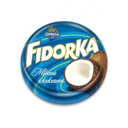 Opavia Fidorka Mléčná s kokosovou náplní 30 g