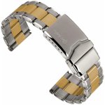 Geckota Limited Ocelový Vintage Rivet Berwick Siver-Gold – Hledejceny.cz