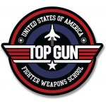 HYBRIS PRODUCTION AB samolepka Top Gun Fighter Weapons School 10 cm – Zboží Živě