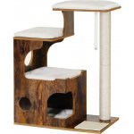 Feandrea Škrabadlo hnědé 66 x 40 x 86 cm – Hledejceny.cz