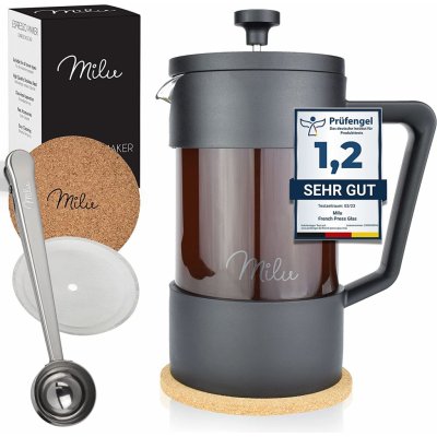 French Press Milu 600 ml 3 – Zboží Mobilmania